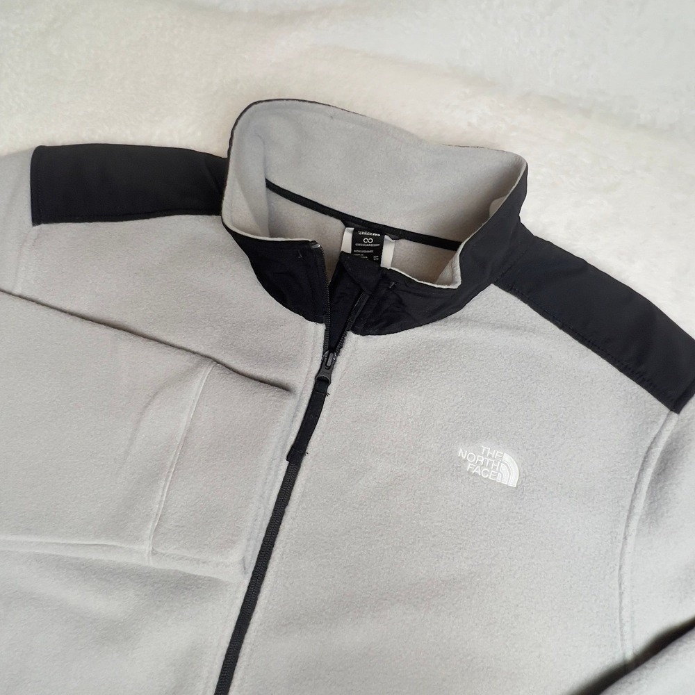 The‎ North Face Fleece Jacket Mens XXL 200 Full-Zip Polartec Grey/Black NWT